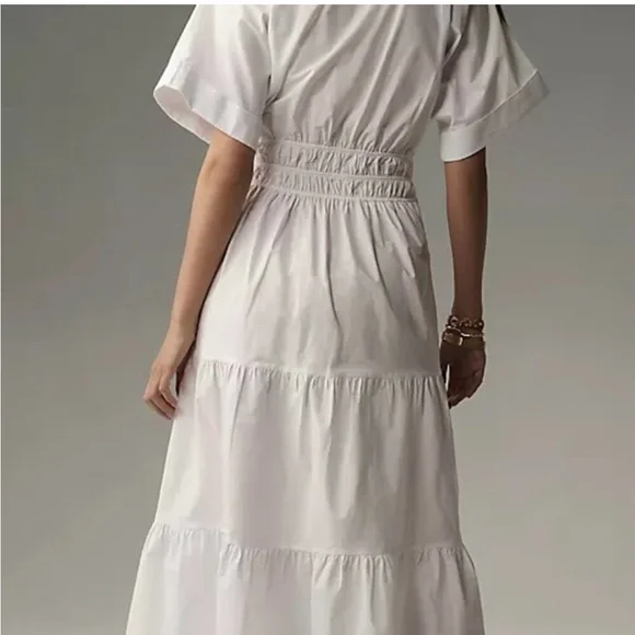 Anthropologie Sumerset Maxi Shirt Dress Edition in white, size large - Picture 9 of 9
